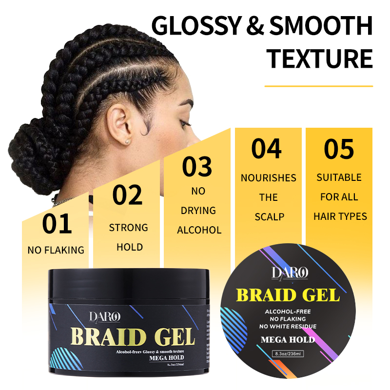 Alcohol-Free Glossy & Smooth Braid Gel