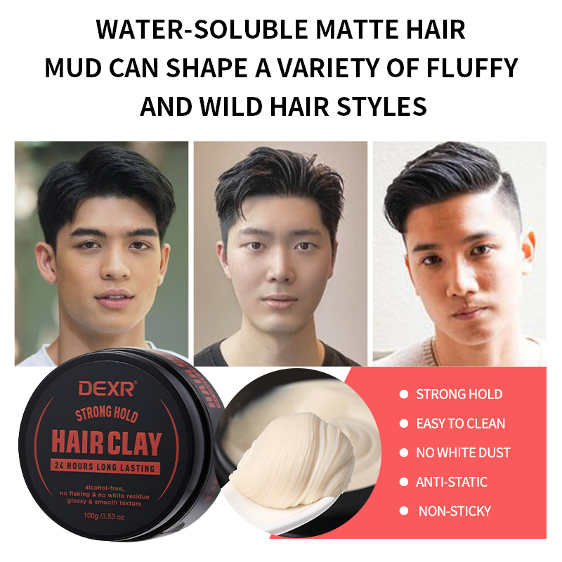 Alcohol Free Strong Hold Hair Clay