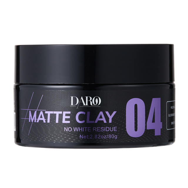 Private Label Oem Men Hair Wax Vendors Organic Strong Hold Matte Mud No Flaking Matte Hair Styling Clay