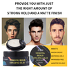 Custom Non Greasy Men Hair Wax Vegan Hair Styling Mud Paraben Free Matte Styling Clay For Hair