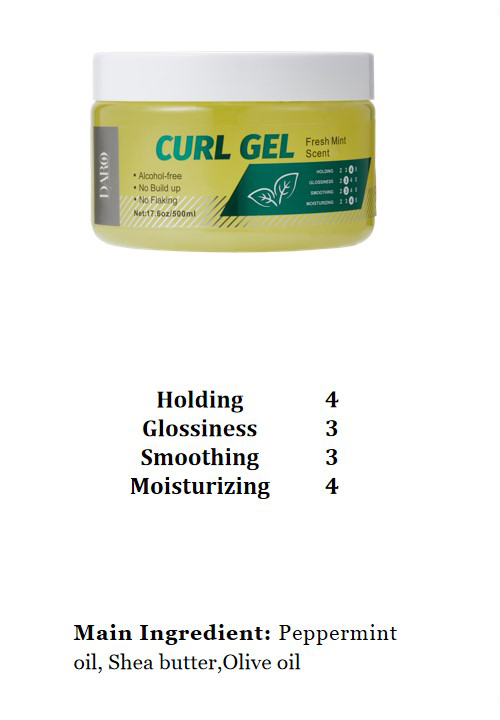 20 Fresh Mint Long-Lasting Hold Curl Gel