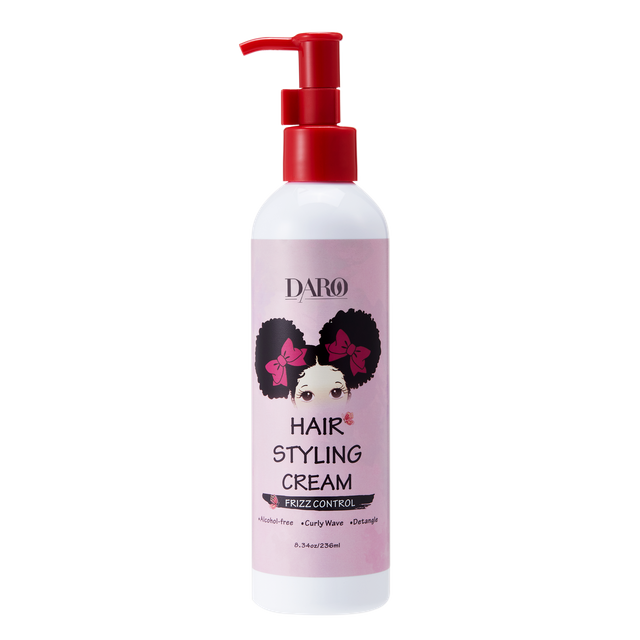 Coconut Oil Hair Style Cream Light Weight Anti Frizz Wavy Curl Cream for Curly Hair