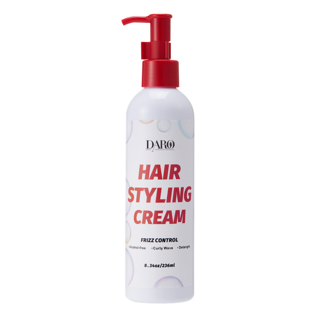 Private Label Silk Proteins Curly Hair Repair Styling Cream Organic Curling Cream