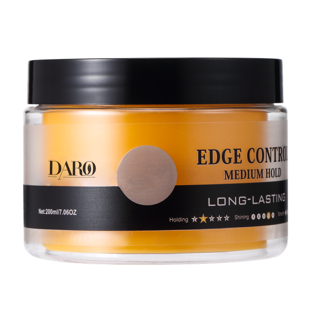 Long Lasting Hair Styling Gel Non Flaking Orange Medium Hold Best Edge Control for Locs Braid Hair