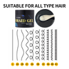 Private Label Medium Hold Braids Loc Gel 4c Braiding Hair Strong Hold Loc And Twist Braid Gel