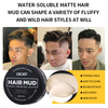 Factory Custom No Shine Hair Molding Clay 80G Cruelty Free Hair Styling Mud For Men