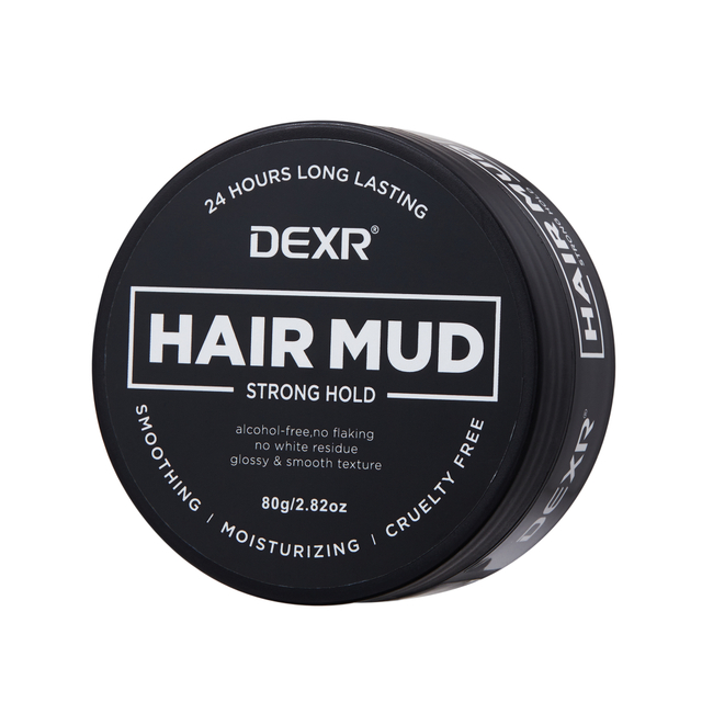 Factory Custom No Shine Hair Molding Clay 80G Cruelty Free Hair Styling Mud For Men