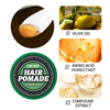 Custom Fruit Scented Hair Clay Moisturizing Hair Wax Private Label Non-Greasy Wave Pomade For Men