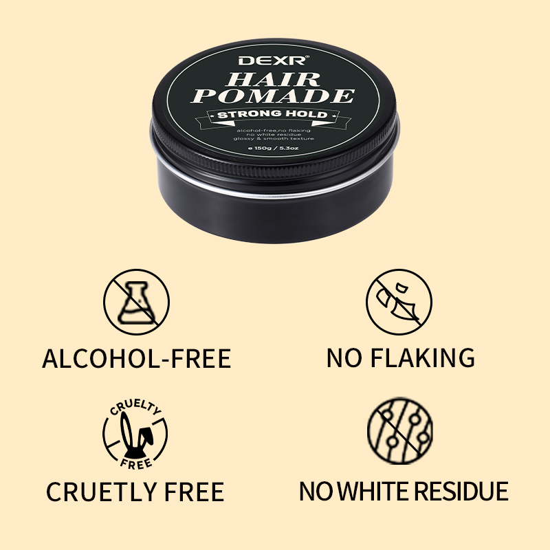 Glossy Texture Strong Hold Pomade