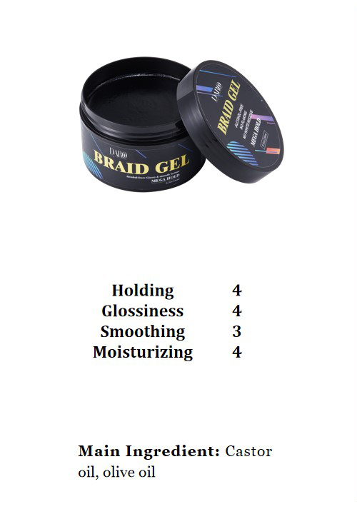 5 Alcohol-Free Glossy & Smooth Braid Gel 