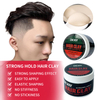 Factory Custom Hair Products No Shine Molding Clay 120G Mens Hair Paste No Flaking Hair Styling Clay