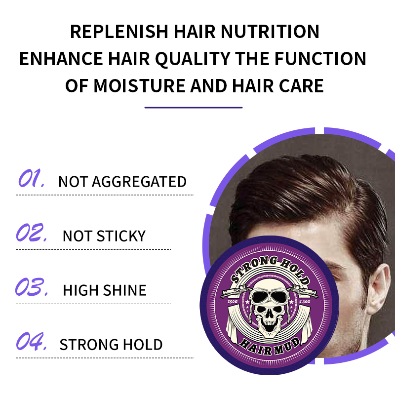 Strong Hold Hair Mud