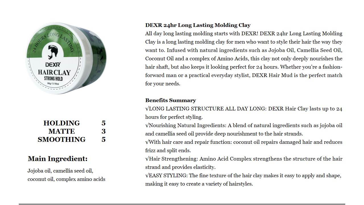 10 DEXR 24hr Long Lasting Molding Clay