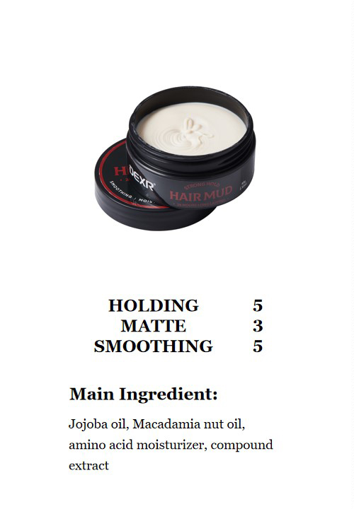 6 DEXR 24hr Smoothing Matte Hair Mud