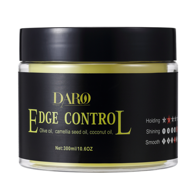 24hr Long Lasting No Alcohol Hair Styling Wax Large Size Natural Black Hair Edge Control