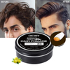 Custom Logo Non-Greasy Olive Oil Organic Men Black Hair Wax Natural Shine Hair Pomade For Men